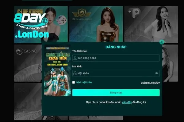 Hướng Dẫn Đăng Ký Casino Trực Tuyến 8DAY